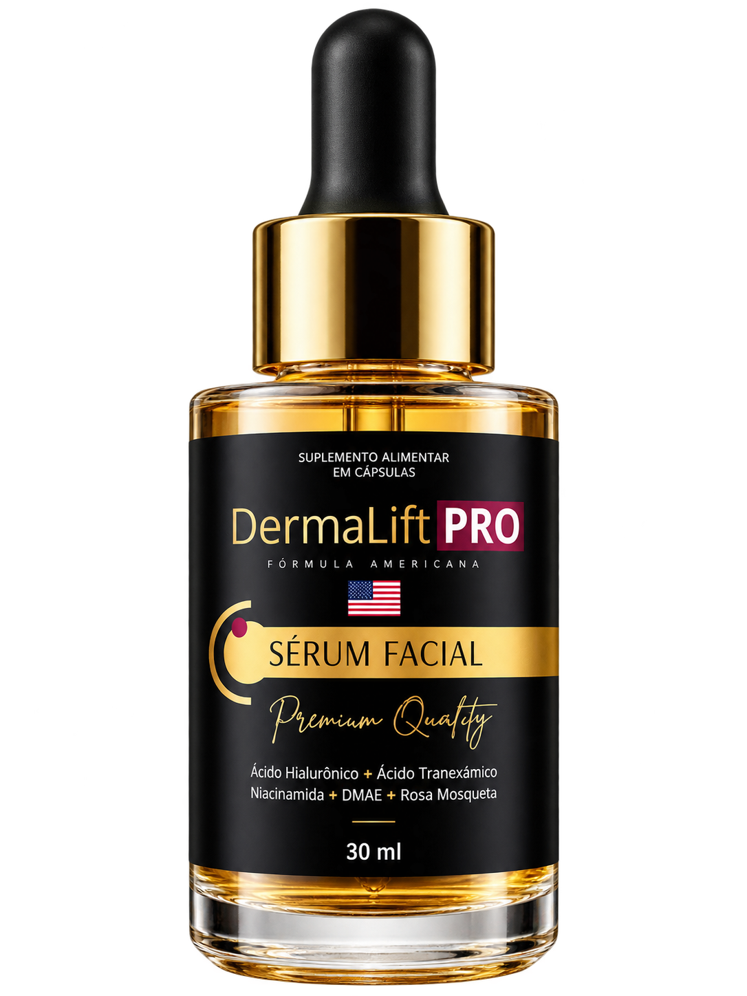 Frasco do sérum facial DermaLift PRO